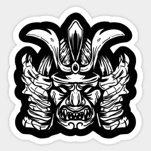 Samurai Shogun mask Sticker